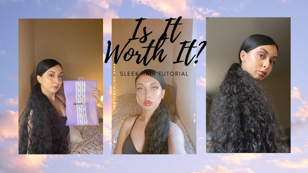 INSERT NAME HERE SLEEK HAIR PONY TUTORIAL (SHAYLA)/ REVIEW