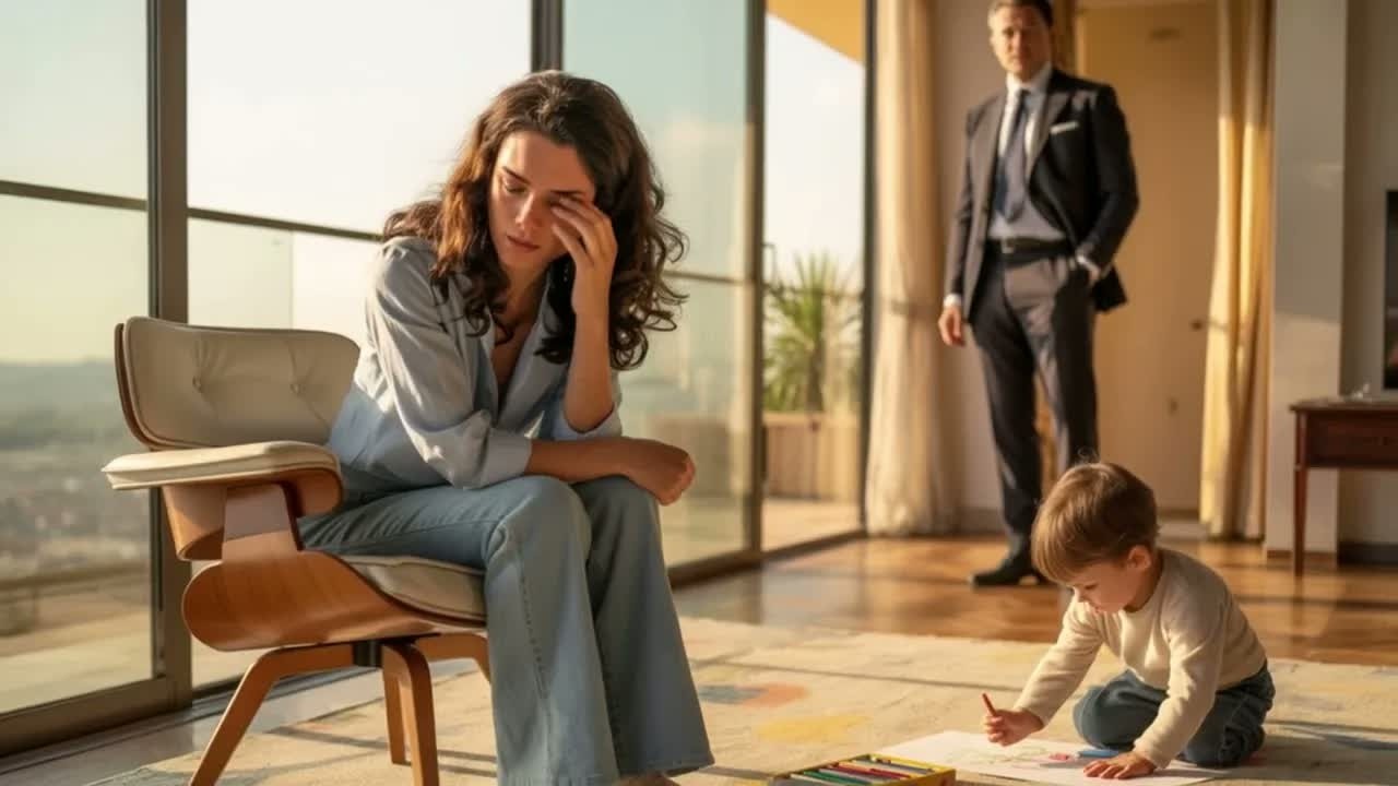 Il figlio ha disegnato la tata che piangeva — E il gesto del padre milionario ha sconvolto tutti