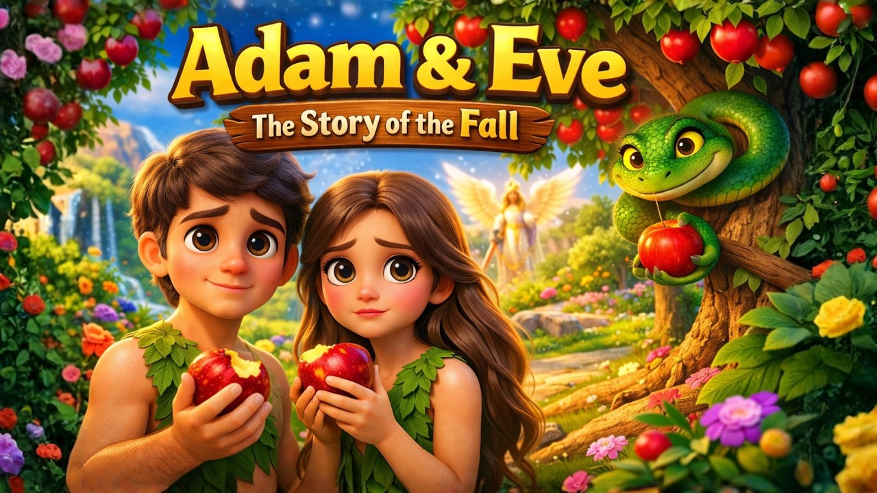 Adam & Eve and the Serpent | Genesis 3 Bible Story for Kids # ...