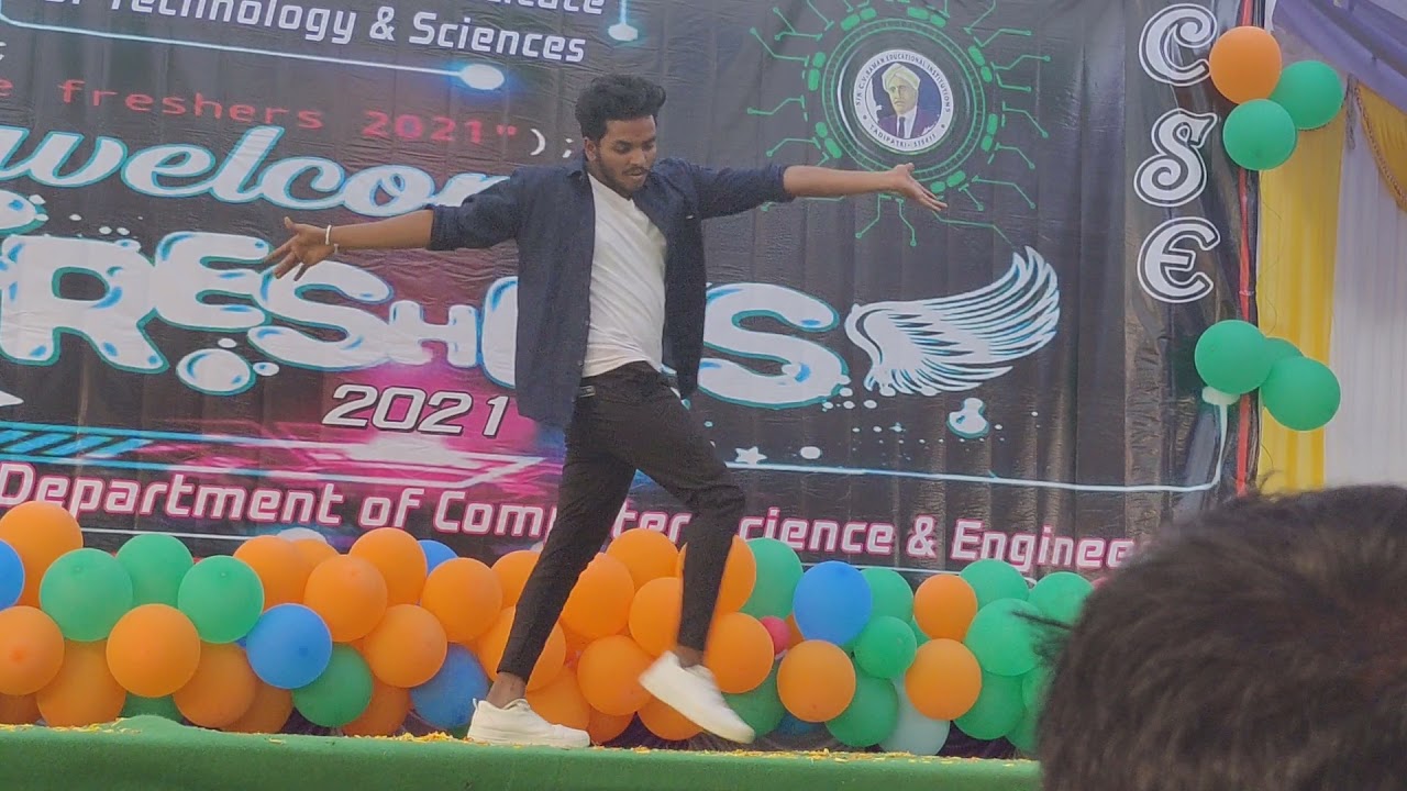 solo dance performance by bharath cvrt( cse dept)