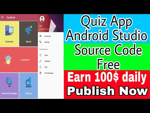 Android Quiz App Source Code Free 2018 || Latest Earn By Admob