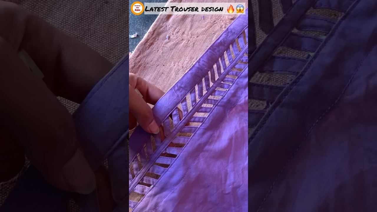 Latest Trouser Capri design cutting and Stitching 