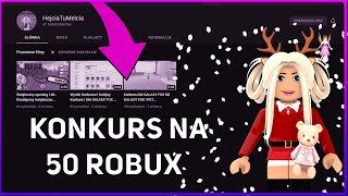 Omg Kolejny Konkurs Do Wygrania 50 Robuxow
