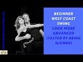 How to Look More Advanced (Fast) as a Social Dance West Coast Swing Dance Partner