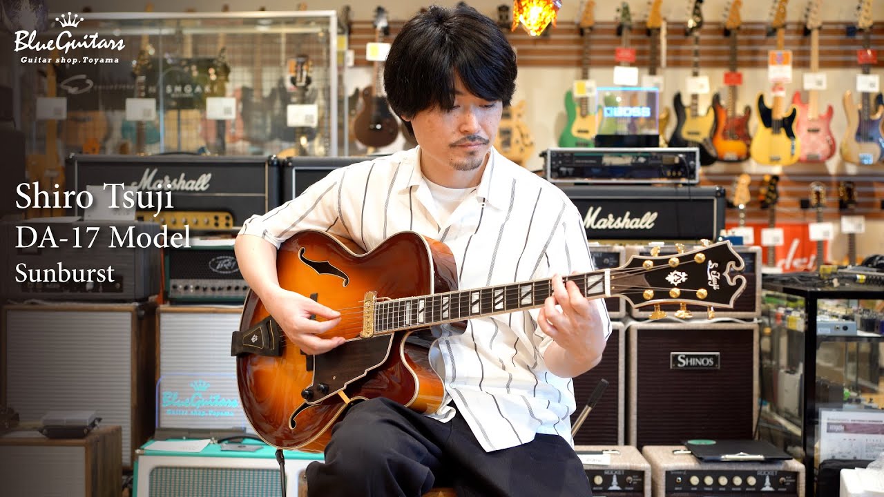 Shiro Tsuji 辻四郎 DA-17 Model - Sunburst | Blue Guitars Online Store