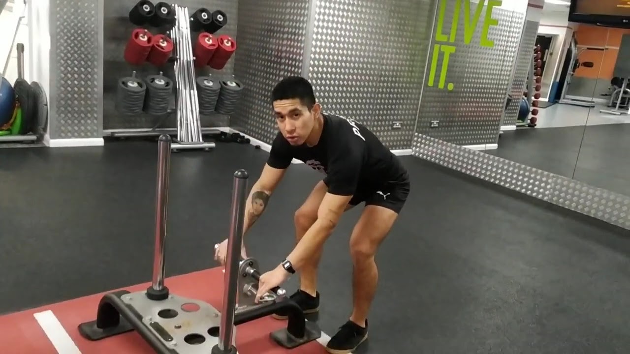 SLED DRAG FOR FAT LOSS YouTube