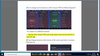 Change server location in AVG Secure VPN for iPhone/Android screenshot 5