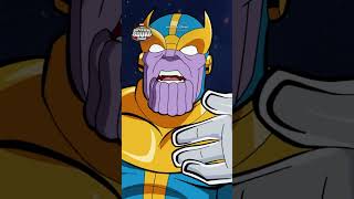 Silver Surfer Defeats Thanos