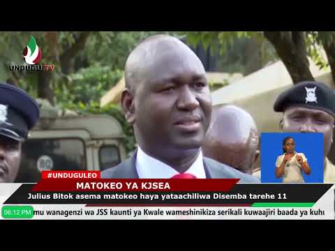 Julius Bitok Asema Matokeo Haya Yataachiliwa Disemba Tarehe 11