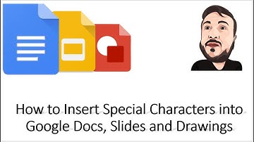 How to Insert Special Characters into Google Docs, Slides and Drawings