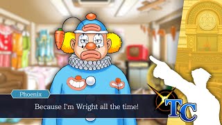 Phoenix Tells A Joke / Wright All The Time! | Turnabout Big Top | AA: JFA Reaction Compilation