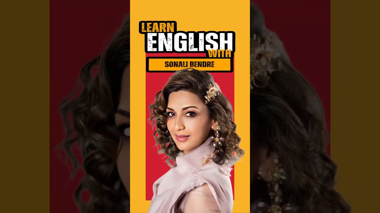 Что стало для неё непосильной ношей? Изучайте умную английскую лексику с Сонали Бендре. 