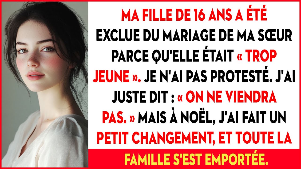 Ma Famille A Interdit À Ma Fille Adoptive D'assister Au Mariage De Ma Sœur. Alors J'ai Fait Ça…