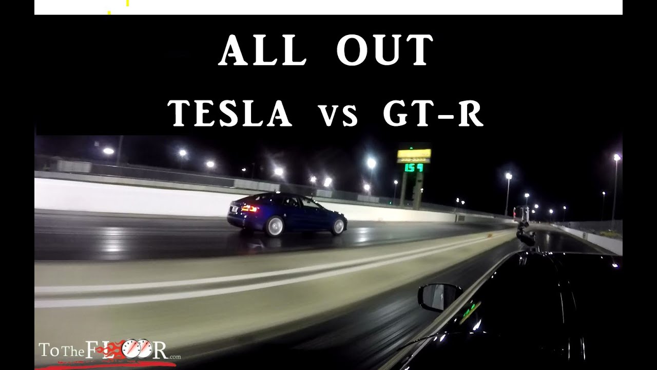 Tesla Model S P100d Vs Huracan Gt R