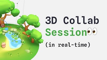 Real-time 3D collaboration - Testing session with Spline