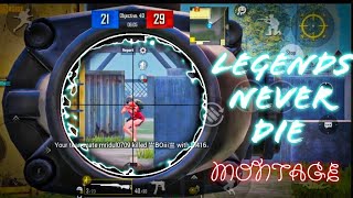 LEGENDS NEVER DIE | REDMI NOTE 8 PRO  | SMOOTH EXTREME 60FPS MONTAGE PUBG MOBILE