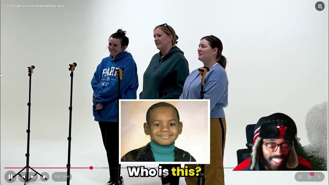 Failing with flying colors😂 ItsNoBeez reacts to 19 people vs General Knowledge Quiz!