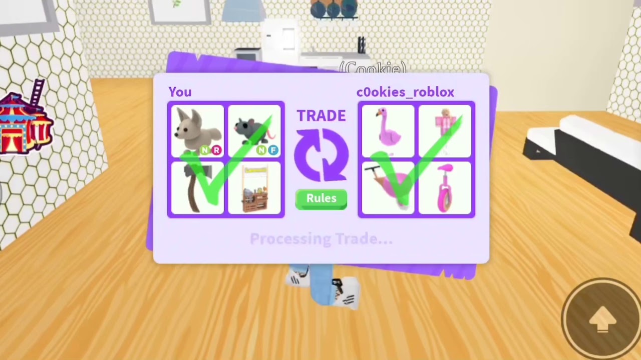 One Color Trade Challenge In Adopt Me!! *Both regret it* - YouTube