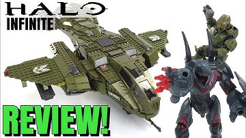 Halo Infinite Mega Construx Pelican Inbound Review - Set GNB28