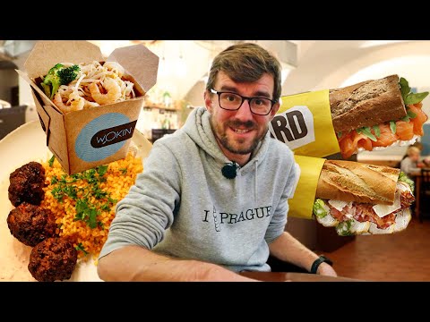 Video: Levné pouliční jídlo a občerstvení v Praze