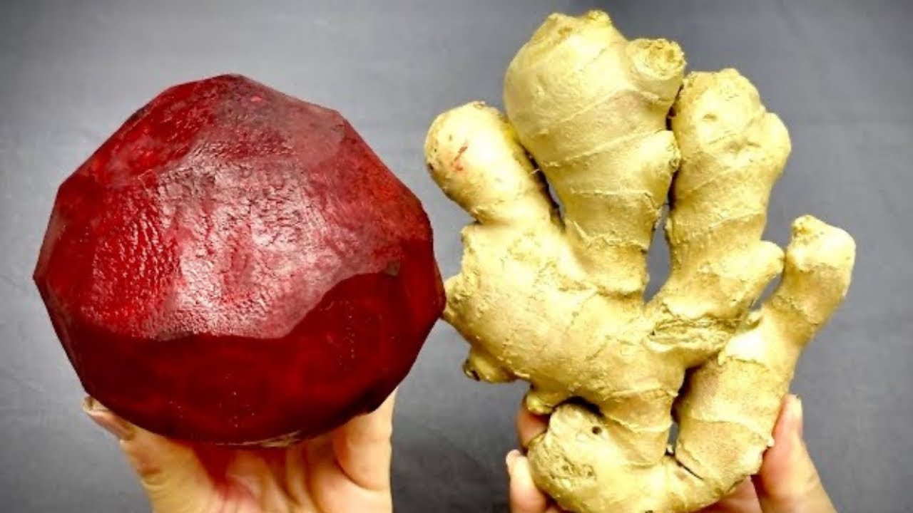 Натуральная бомба для очищения печени и сосудов❗Мощный имбирь и свекла в одном❗
