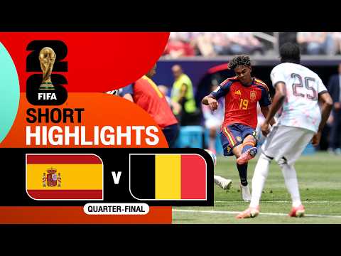 [Highlight] FIFA World Cup 2026 : Spain v Belgium (11-07-69)
