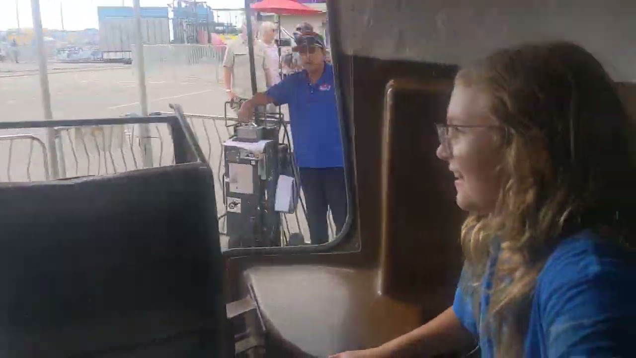 Riding in the Big Strawberry at Warren County OH fair on July 17, 2025