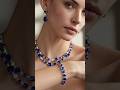 Blue sapphire jewellery for party #shorts #shortsfeed #youtube #ytshorts #whitegoldjewelry #gold