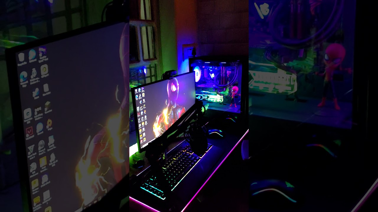 My Gaming Setup | New look 😘 | Xergy RGB Strip