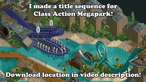I made a title sequence for Class Action Megapark!