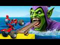 SPIDER-MAN Rescues IMPOSSIBLE stunt | GTA 5 Spider-Man Rescue #GTA5 #SpiderMan
