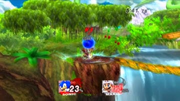 Super Smash Bros: Project M Demo 2 | Sonic Vs Mario (CPU lvl 9)