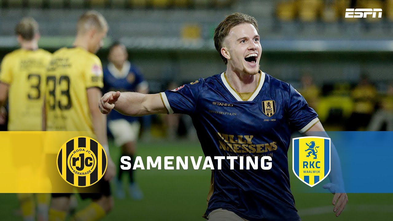 🎯 JESPER UNEKEN met een HEERLIJKE treffer ✨ | Samenvatting Roda JC - RKC Waalwijk