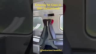 Entering 1St Cl Train In Sbb Switzerland