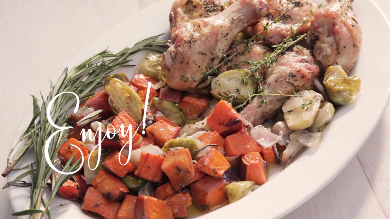 Easy Pan Chicken & Vegetables - YouTube