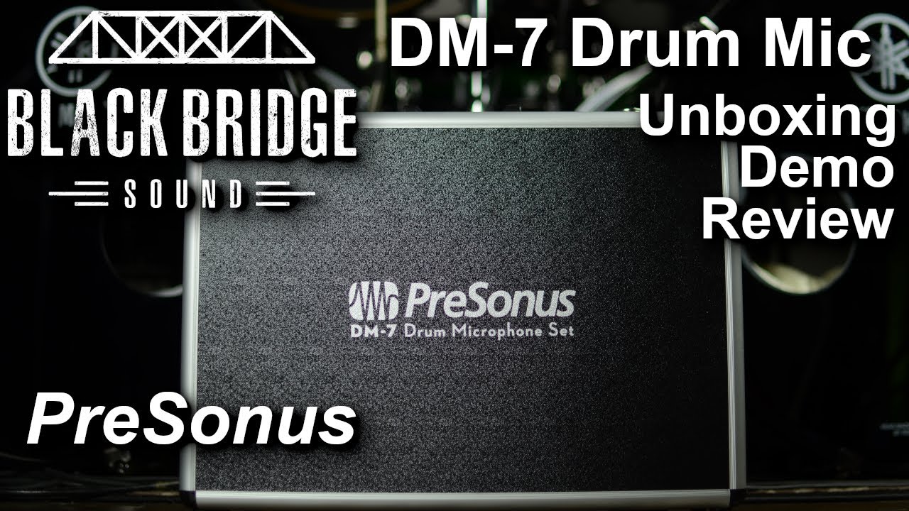 Obejrzyj PreSonus DM-7 Drum Microphone Set - Demo / Unboxing / Review w YouTube Obejrzyj PreSonus DM-7 Drum Microphone Set - Demo / Unboxing / Review w YouTube