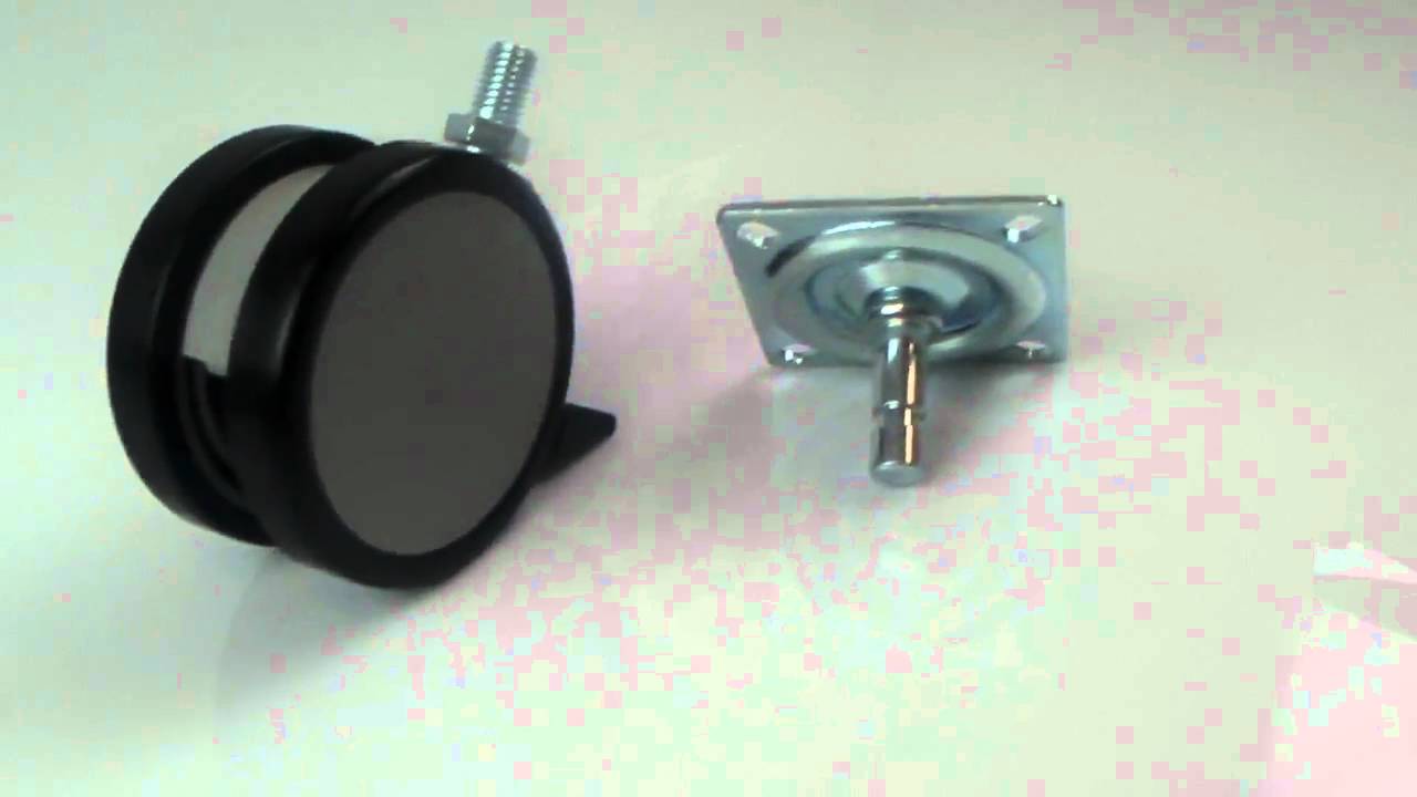 Heavy Duty Braked Twin Wheel Castor