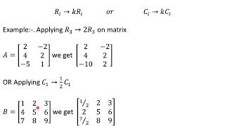 Class 12 Elementary operations (transformations) of a Matrix (part7)