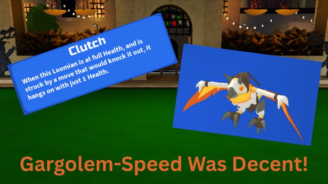 I USED GARGOLEM SPEED! and it was decent!