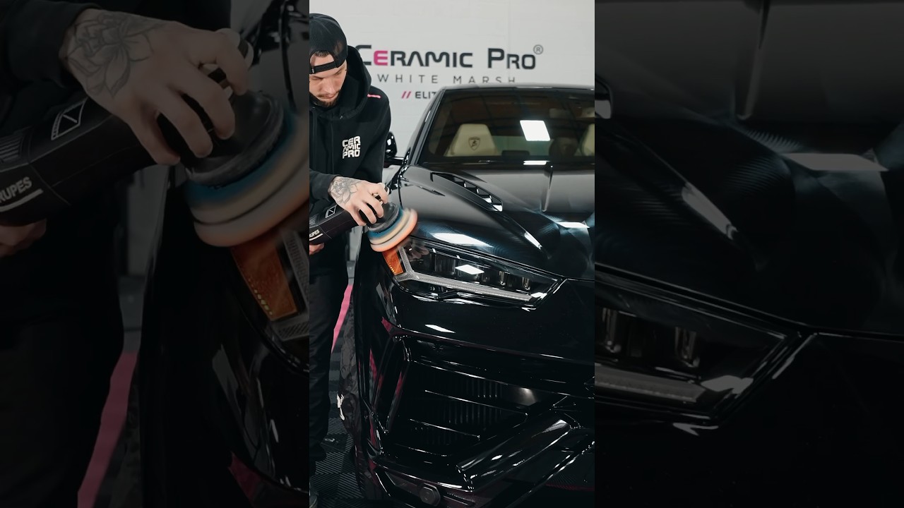 Paint correction for brand new Lamborghini Urus!!!