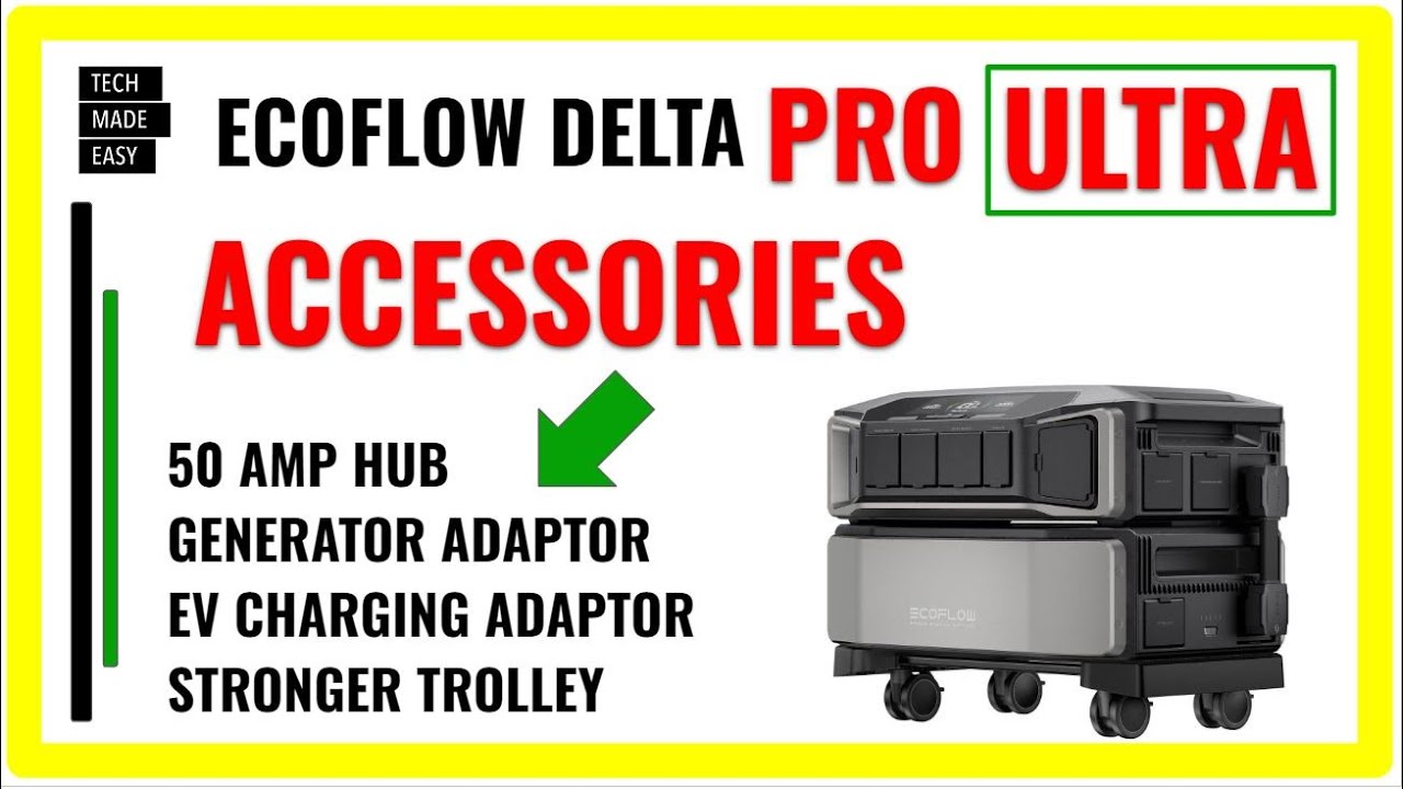 EcoFlow Delta Pro ULTRA ACCESSORIES YouTube