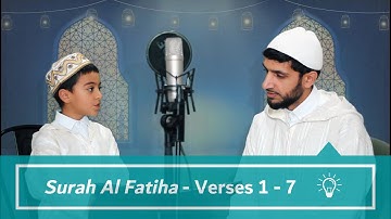 Islam For Kids | Learn Surah Al-Fatiha | Quran for Kids | القرآن للأطفال - تعلّم سورة الفاتحة Arabic