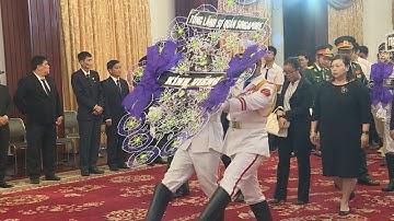 Hàng chục đoàn quốc tế viếng nguyên Thủ tướng Phan Văn Khải