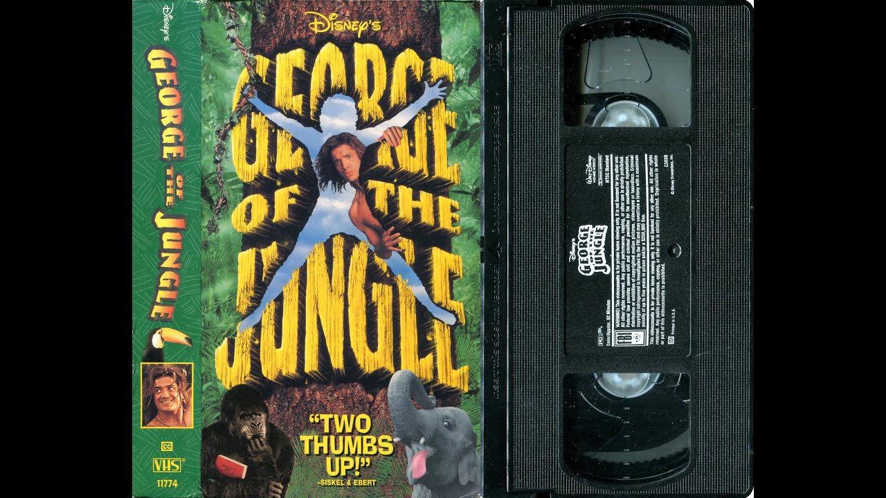 Opening to George of the Jungle (US VHS; 1997) Disney 映画 George 