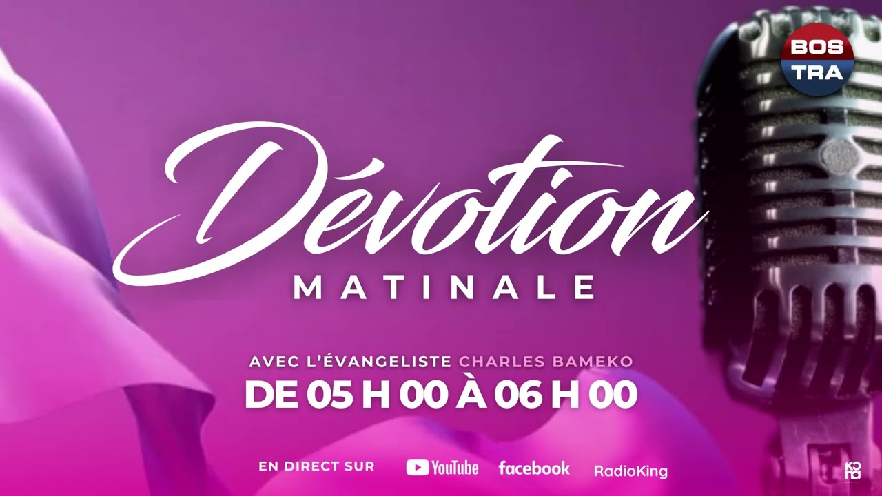 DEVOTION MATINALE DU VENDREDI 05 DEC 2025