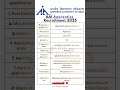 AAI AIRPORT AUTHORITY OF INDIA APPRENTICE RECRUITMENT 2025-2026 #shorts