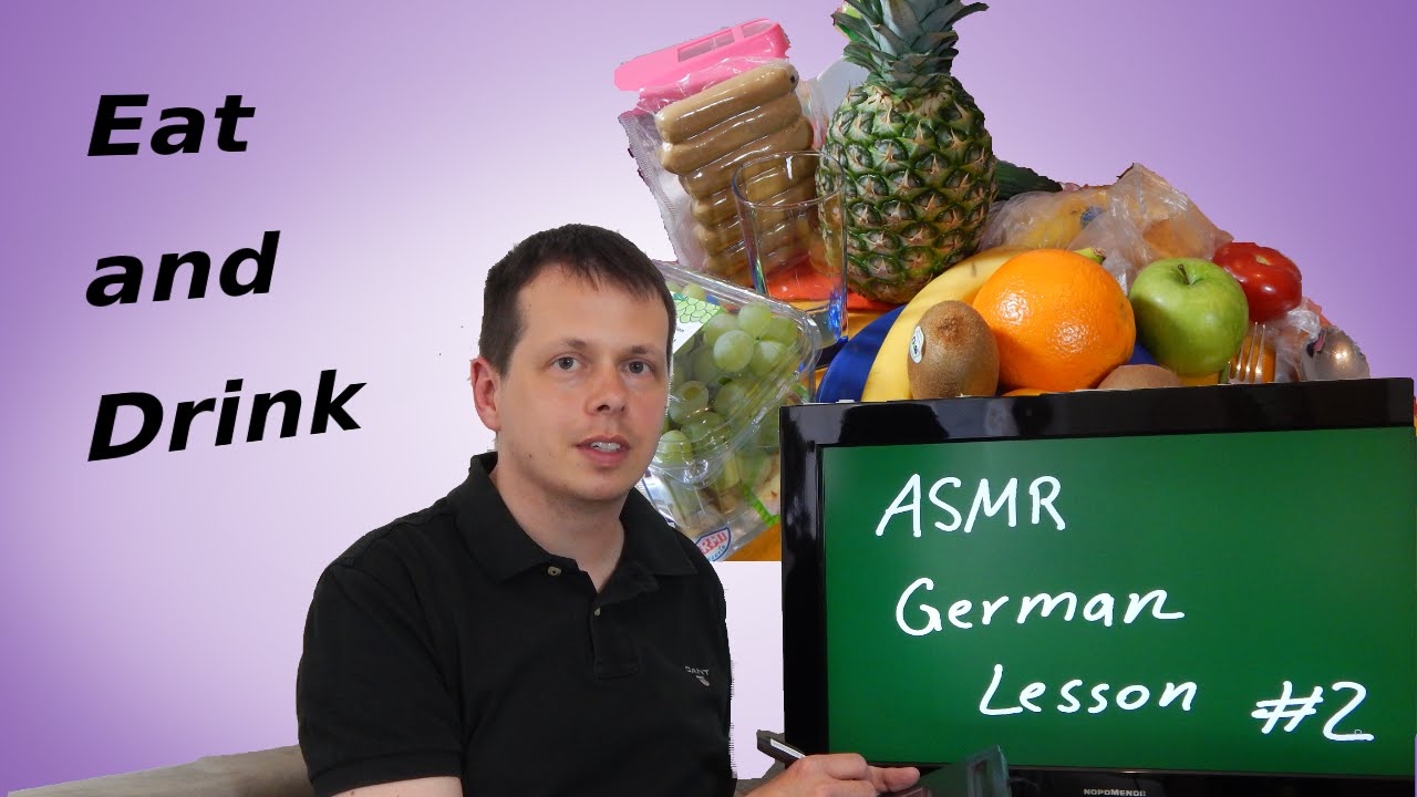 ASMR German Lesson #2 Eat and Drink