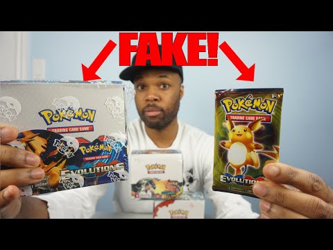 Opening A *FAKE* XY Evolutions Booster Box!