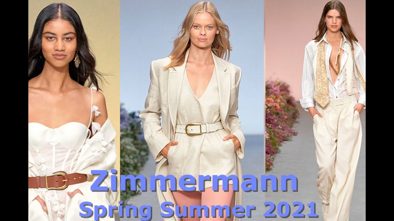 Zimmermann - the short review of the fashion collection spring summer 2021