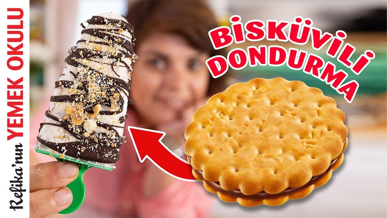 Bisküvili Dondurma Tarifi | Evde Çokoprensli Çok Kolay ve Hızlı Dondurma Yapmak